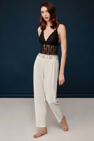 Bonnie&Clyde - Kadın Ekru Viskon 3 lü Pijama Takımı  30003 Ekru