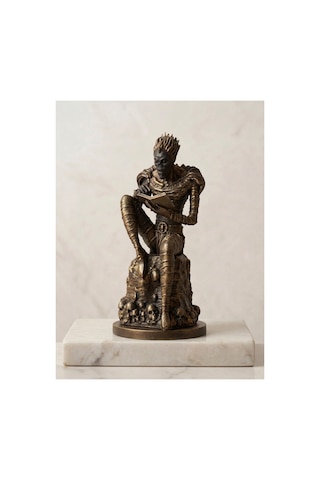 Death Note Ryuk Shinigami Eskitme Bronz Görünümlü Figür - Dekoratif Anime Heykel Biblo