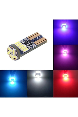T10 Led Ampul 4 Adet Turuncu