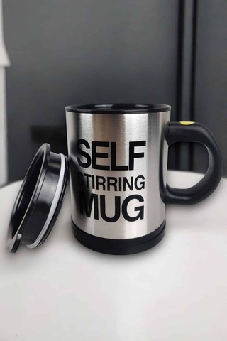 Northcity Self Stirring Mug Kupa - Karıştırıcı Özellikli Paslanmaz Çelik Termos