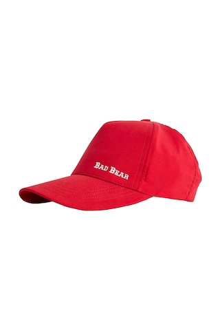 Bad Bear Bear Boy Cap Kırmızı Unisex Şapka 23.01.42.002 Kırmızı