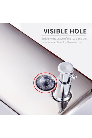 Yaozixa Duvar Tipi Köpük Sabunluk - 500ml Sızdırmaz Manuel Sabun Dispanseri Banyo/mutfak Diğer