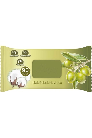 Sleepy Zeytinyağlı Islak Havlu 12x90 1080 Adet Tekli