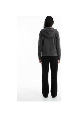 Ltb Regular Fit Fermuarlı Polar Gri Sweatshırt