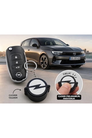 Opel Clicker Anahtarlık , Opel Logolu Clicker Araç Anahtarlığı - Opel Araba Anahtarlık