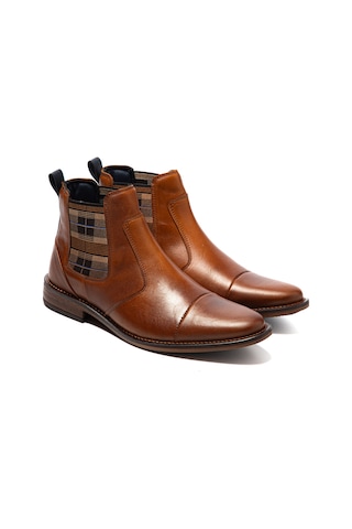 Bot Erkek 1158 001 Wk-john May Orkut Suede Cognac Kahve