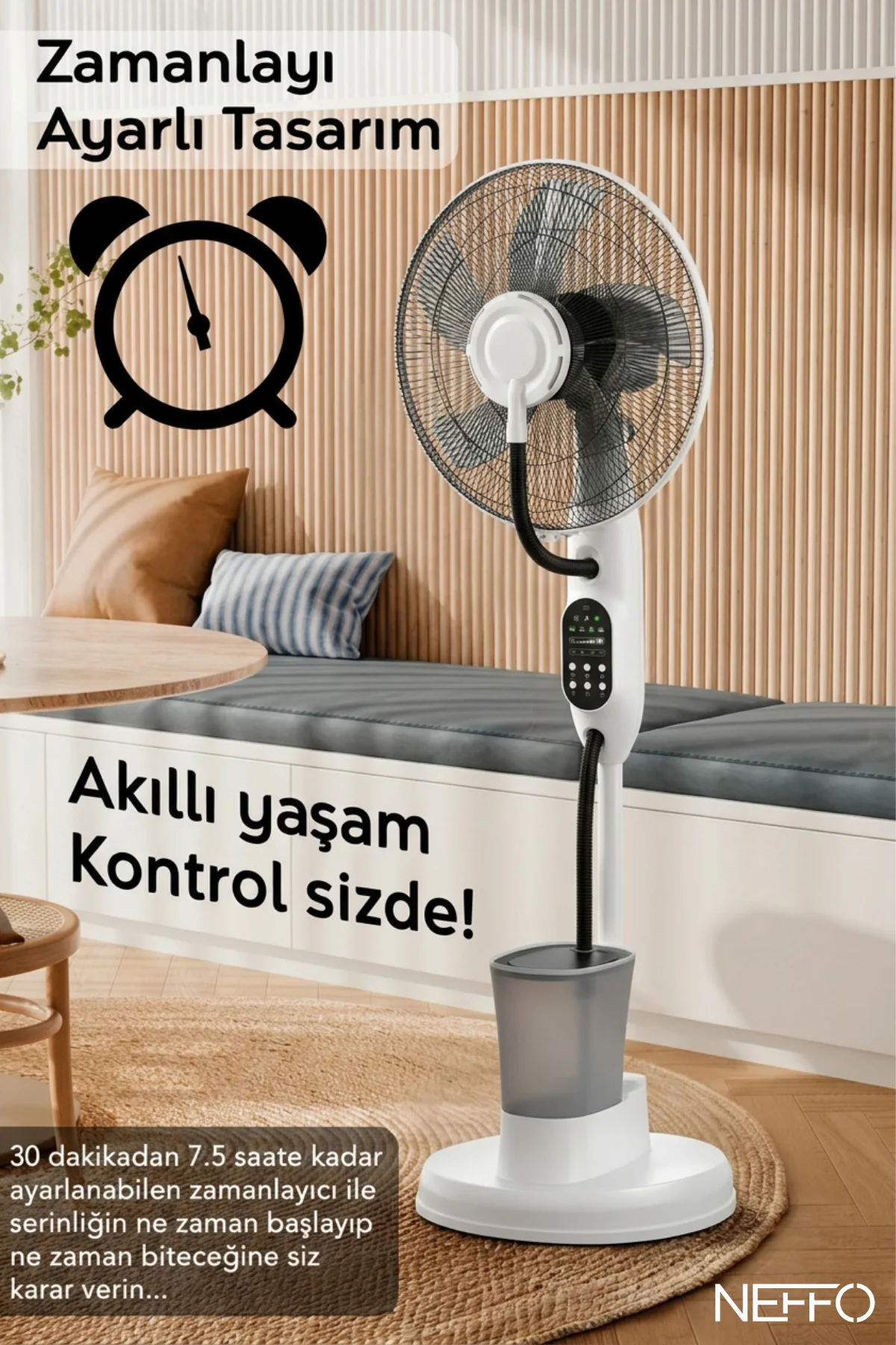 Hız Ayarlı Soğuk Buharlı Stand Vantilatör