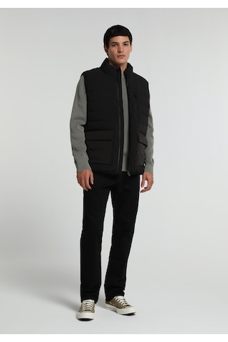 Colin's Colins Regular Fit Dik Yaka Fermuarlı Astarlı Erkek Siyah Yelek Cl1082078 Q1.v1 Blk