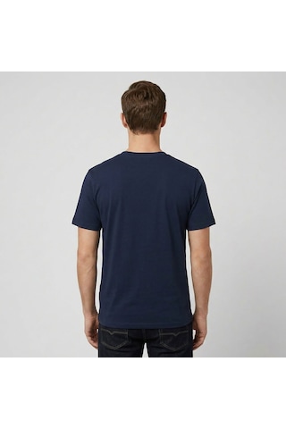 Lacivert Fila Erkek Günlük T-shirt Padule Fam1221.50004