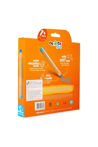 Carioca Baby 3 In 1 Kuru Boya 10'lu