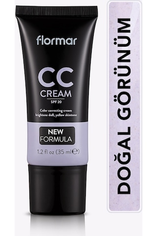 Flormar Solgun Görünüm Önlemeye Yardımcı Cc Krem (LİLA)-Cream-01 Antıdullness-8690604534708