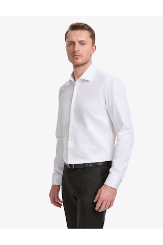 Pierre Cardin Erkek Beyaz Gömlek Basic 50325328-vr013