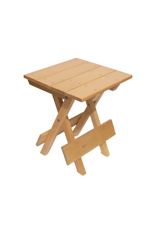 Açılır Kapanır Ahşap Tabure 35 Cm Şık Ve Dayanıklı Natural