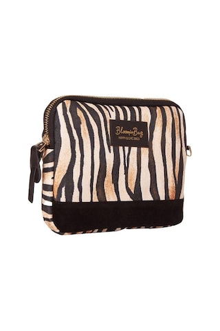 Bloominbag Stripy Tricky Çapraz Askılı Çanta Kahverengi - Siyah
