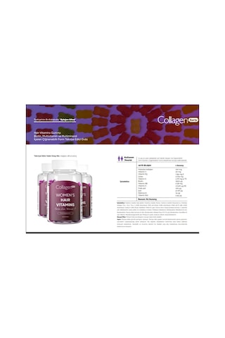 Collagen Forte Gummy Women S Hair Vitamins 60 Tablet