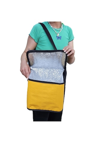 Woys Bags Soğutucu Sarı Renk Termal Çanta 30 L Sarı
