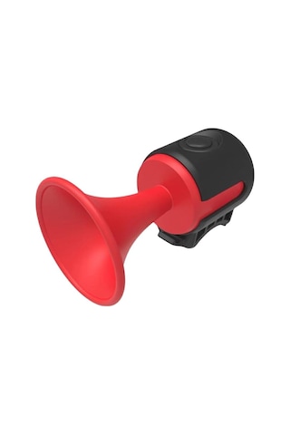 Forte Gt 2121 Yüksek Sesli Elektronik 120 Db Su Gerçirmez Pilli Bisiklet Kornası Kırmızı