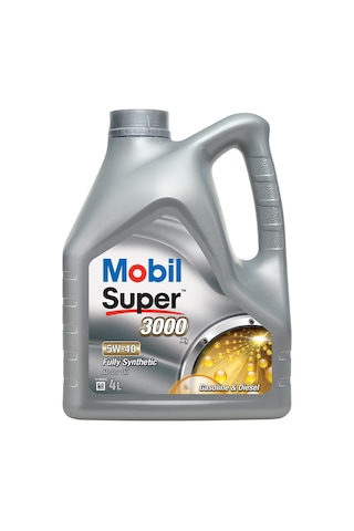Mobil Super 3000 X1 5W-40 Tam Sentetik Motor Yağı 4 L Mobil Super 3000 X1 5W-40 Tam Sentetik Motor Yağı 4 L