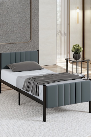 Mobpazar Lotus Metal Karyola 90 x 190 CM Antrasit