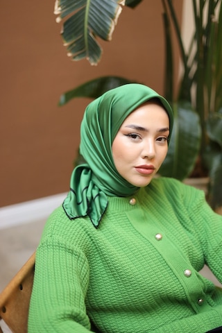 Silk Home Düz Micro Saten Eşarp 28010-14 Siyah