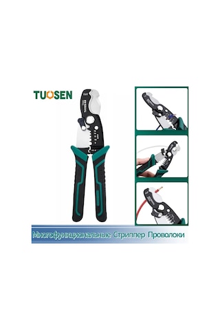 Yaleker Elektrikçi İçin 190mm El Kesici Aleti - Kablo Kabuk Açıcı, Multifonksiyon Tel Soyucu, Profesyonel Ve Ev Kullanıma Uygun