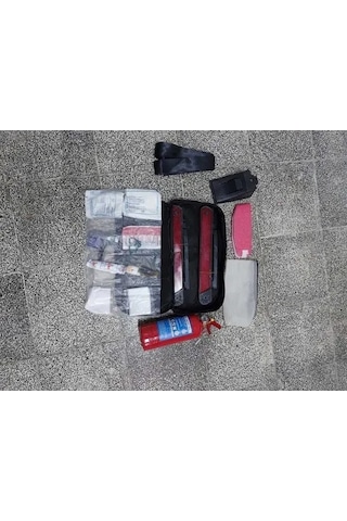 Lüx Trafik Seti +1200 Akü Takviye Kablosu +metal Hava Kompresörü