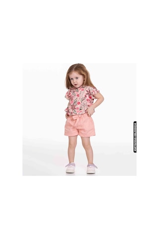 Xo Kids Kız Pink Şort 9 Ay - 2 Yaş 54719 Ksrt02010 Pudra