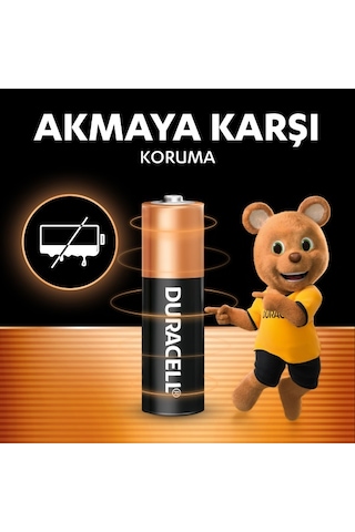 DURACELL BASIC AA Alkalin Kalem Pil (10'lu Paket) – 1,5V