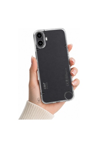 Nothing Phone Nothing Cmf Phone 1 İle Uyumlu Kılıf Şeffaf Kamera Korumalı Esnek Silikon Telefon Kılıfı Kapak
