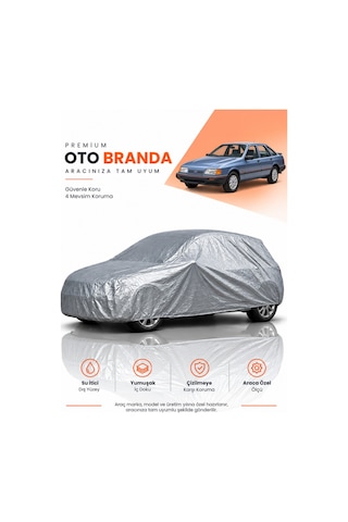 Ford Sierra 1982-1987 Hatchback Uyumlu Araba Brandası Oto Branda Araba Örtüsü Araç Çadırı