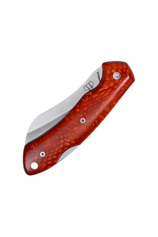 Cudeman 346-jrf Tundra Red Juma Deri Kılıflı Kamp Çakı Kırmızı