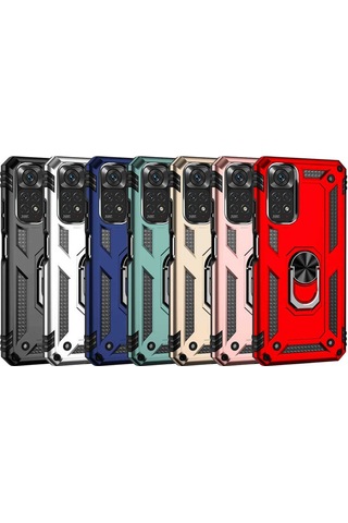 Xiaomi Redmi Note 11S Global Kılıf Zore Vega Kapak (541619740)