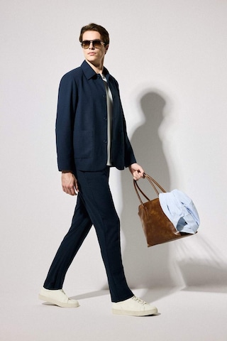 Defacto Regular Fıt Polo Yaka Yarım Astar Blazer Ceket G7591ax26smnv146 Lacivert-nv146