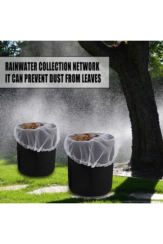 Yaleker Yağmur Tankı Koruma Ağı - İnce Dokulu Non-woven Kumaş, Çekmeceli, Yaprak Girişini Engeller - M Boy 500x400mm