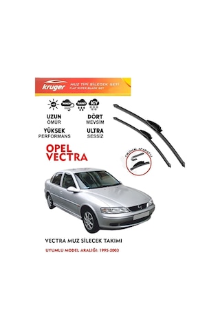 Opel Vectra A Muz Muz Silecek Ön Takımı 1.6 1.8 1.9 2.0 Motor Araca Özel Aparat 1995-2003