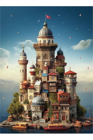 Anatolian 1000 Parçalık Puzzle - Kız Kulesi 1170