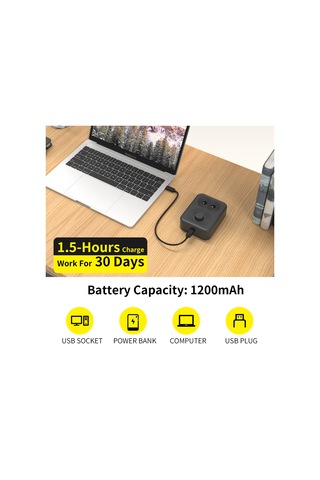 Moveevo Ultrasonik Şarjlı Taşınabilir Çok Fonksiyonlu İç/dış Havlama Önleyici