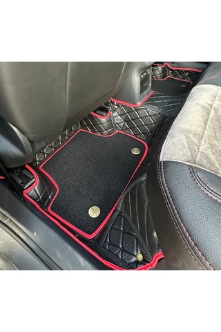 Seat Ateca Aracına Özel 8d Çift Katmanlı Havuzlu Paspas Takımı