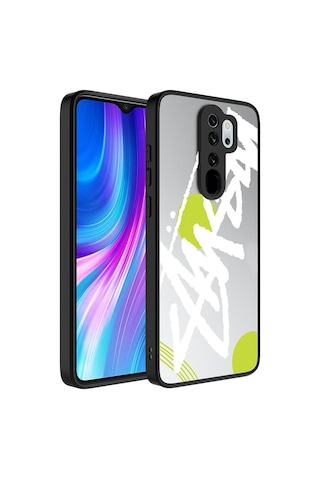 Xiaomi Redmi Note 8 Pro Kılıf Aynalı Desenli Kamera Korumalı Parlak Zore Mirror Kılıf