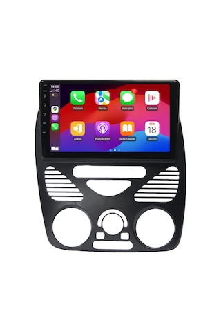 Fiat Albea Android Multimedya Sistemi 4-64 For-x 2002-2004 Ön Kayıt Kamera Hediyeli 9"