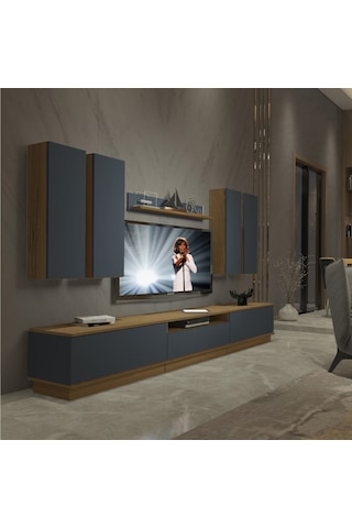 Decoraktiv Trendstyle 8ds Mdf Tv Ünitesi Tv Sehpası Pera - Antrasit