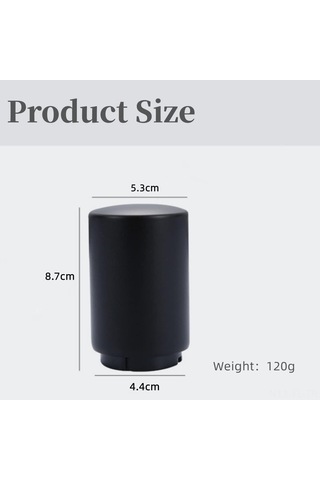 Lemestar Stainless Steel Otomatik Manyetik Basma Tipi Şişe Açıcı Siyah, 2 Adet Siyah