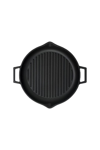 Aryıldız Döküm Demir Grill Yuvarlak 30 Cm - Siyah - 005ar421897 Siyah