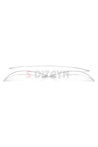 Fiat Egea Sedan Krom Arka Tampon Difüzör Çıtası 3 Prç. 2015 Üzeri