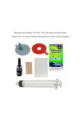Mufunye Dıy Ön Cam Tamir Kiti Araba Pencere Ön Cam Cam Çizik Tamir Setleri Oto Camı Ön Cam Çatlak Çip Çiziklerini Sabitlemek İçin