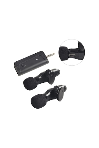 Hasaller Kablosuz Mikrofon Kablosuz Yaka Mikrofonu Kablosuz