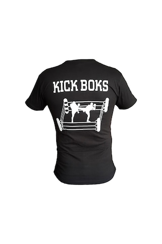 Aksaspor Kick Boks Tişörtü Ekonomik Tişört Siyah