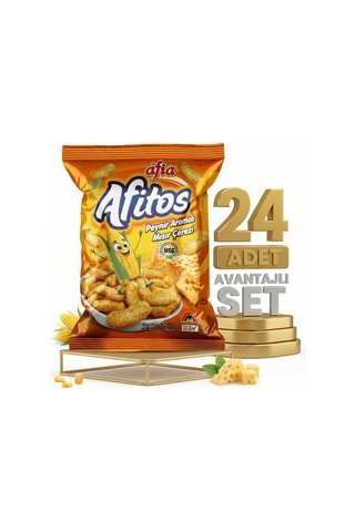 Afia Afitos Peynir Aromalı Mısır Çerezi 24x50 Gr