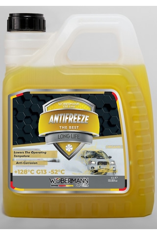 Wöbermann G13 -52 C 4 Mevsim Organik  Sarı Antifriz 4 L