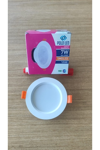 Polo Led 7w Sıva Altı Gömme Led Spot - 6-6.5 Cm Delik Çapı / 10 Cm Dış Çap 560 Lümen Beyaz